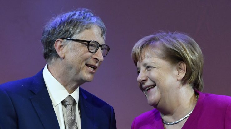 bill gates, angela merkel