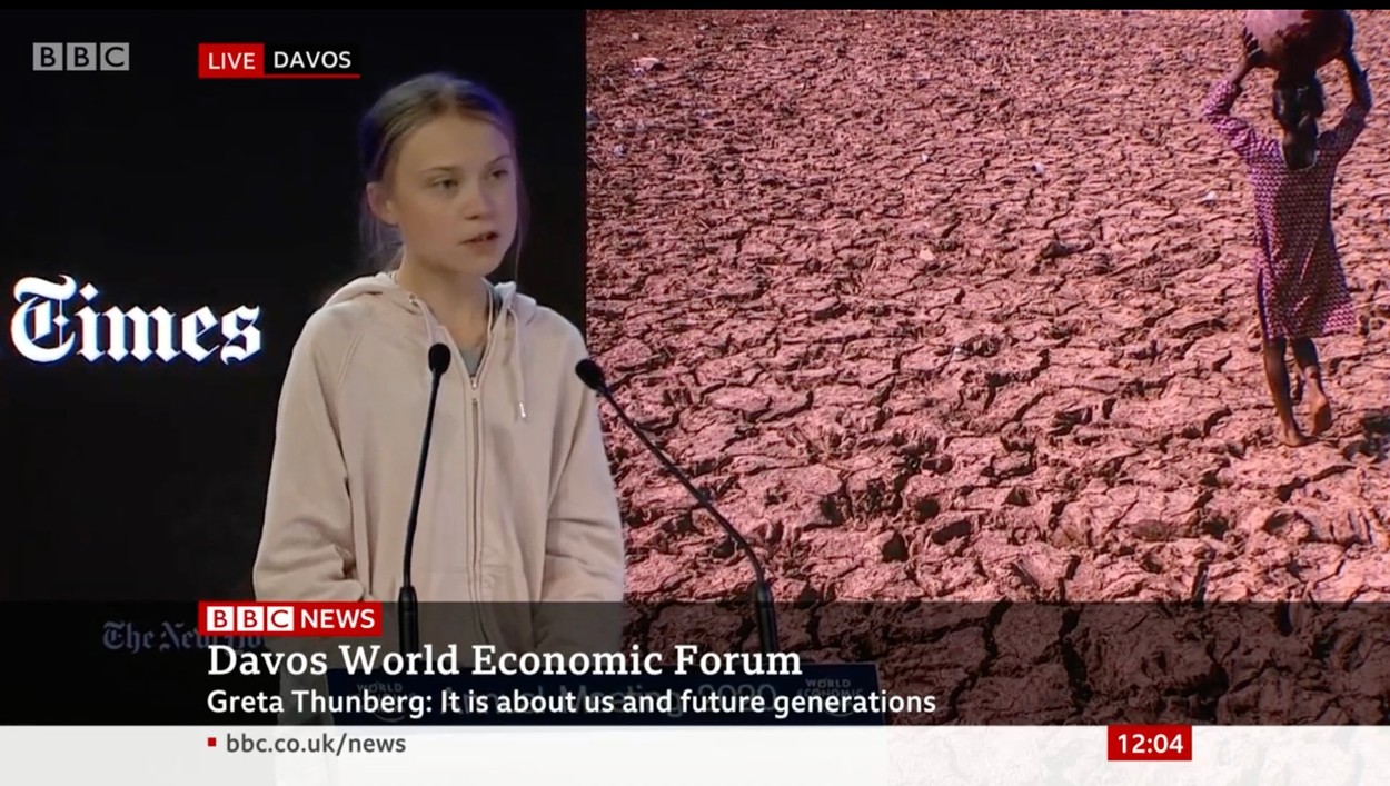 Trump o atacă voalat pe Greta Thunberg la Davos: Profeții apocalipsei trebuie respinși!