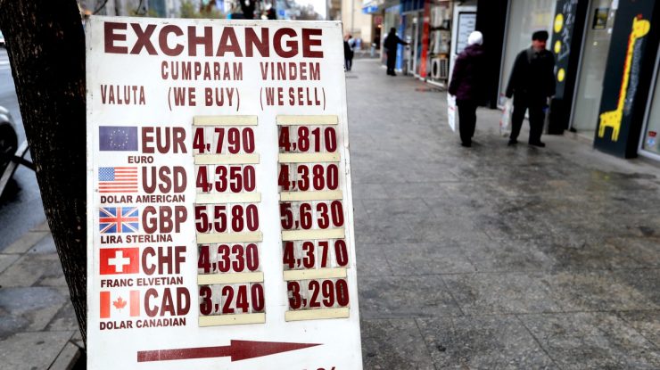 exchange, bani, romania, salarii