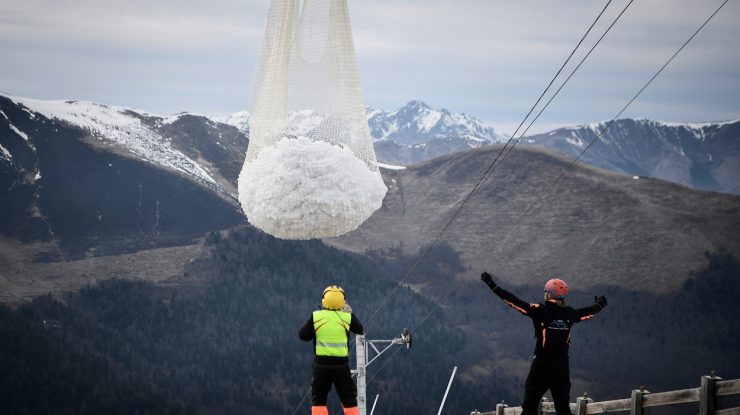 zapada elicopter pirinei
