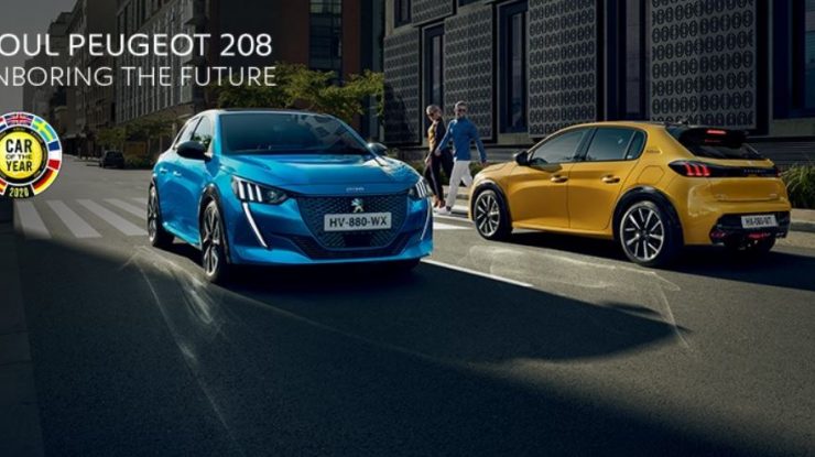 peugeut 208 masina anului 2020