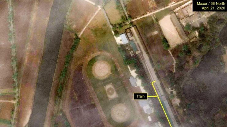 Un tren care i-ar aparține lui Kim Jong Un, surprins de sateliți într-o stațiune de elită
