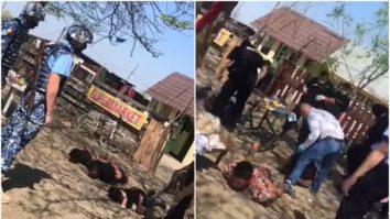 Polițist-șef, demis după ce a fost filmat lovind un suspect aflat la pământ și încătușat