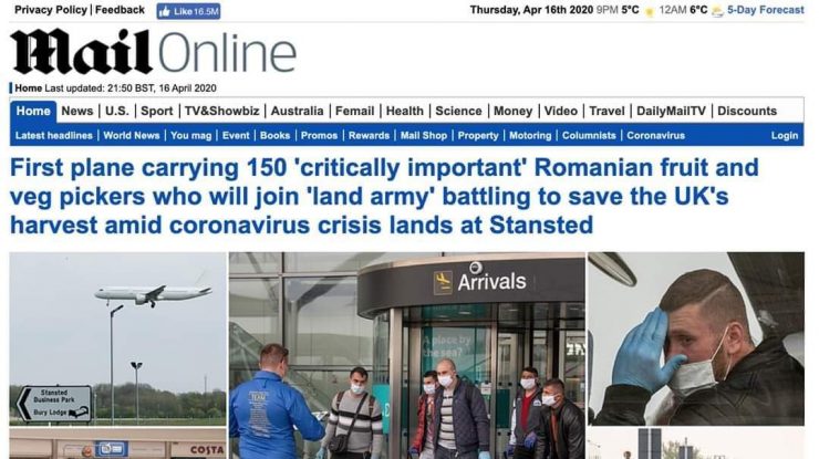 Mostră de ipocrizie britanică. De la „Ne invadează românii”, la „Românii vin să ne salveze”