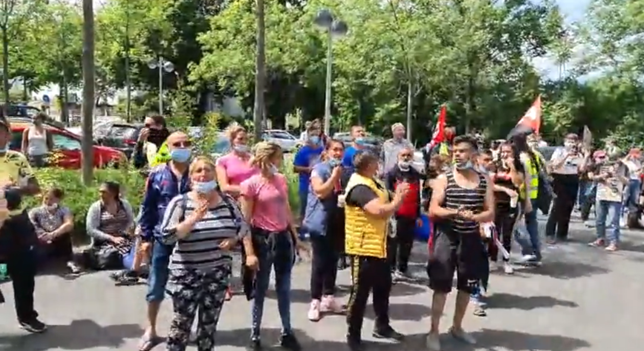 Zeci de muncitori români au protestat în orașul german Bonn faţă de abuzurile angajatorilor