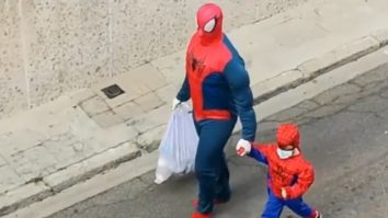 Un tată și fiica sa, „vedete“ pe social media. Cum s-au costumat în timp ce duc gunoiul