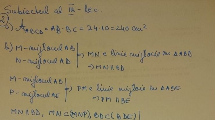 Evaluarea Națională 2020. Cum trebuiau rezolvate subiectele la Matematică
