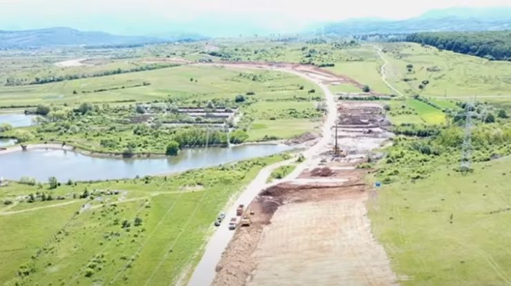 Primul segment în lucru din autostrada A1 Sibiu – Pitești văzut de sus. Cum arată porţiunea de 613 milioane de lei