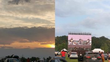 Concertul Drive-In, noua realitate în vreme de epidemie. Uite cum s-au distrat 200 de oameni din mașini