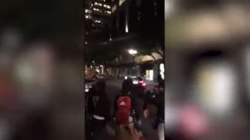 VIDEO Manifestanți din Portland, spulberați de un șofer în timp ce mergeau pe stradă