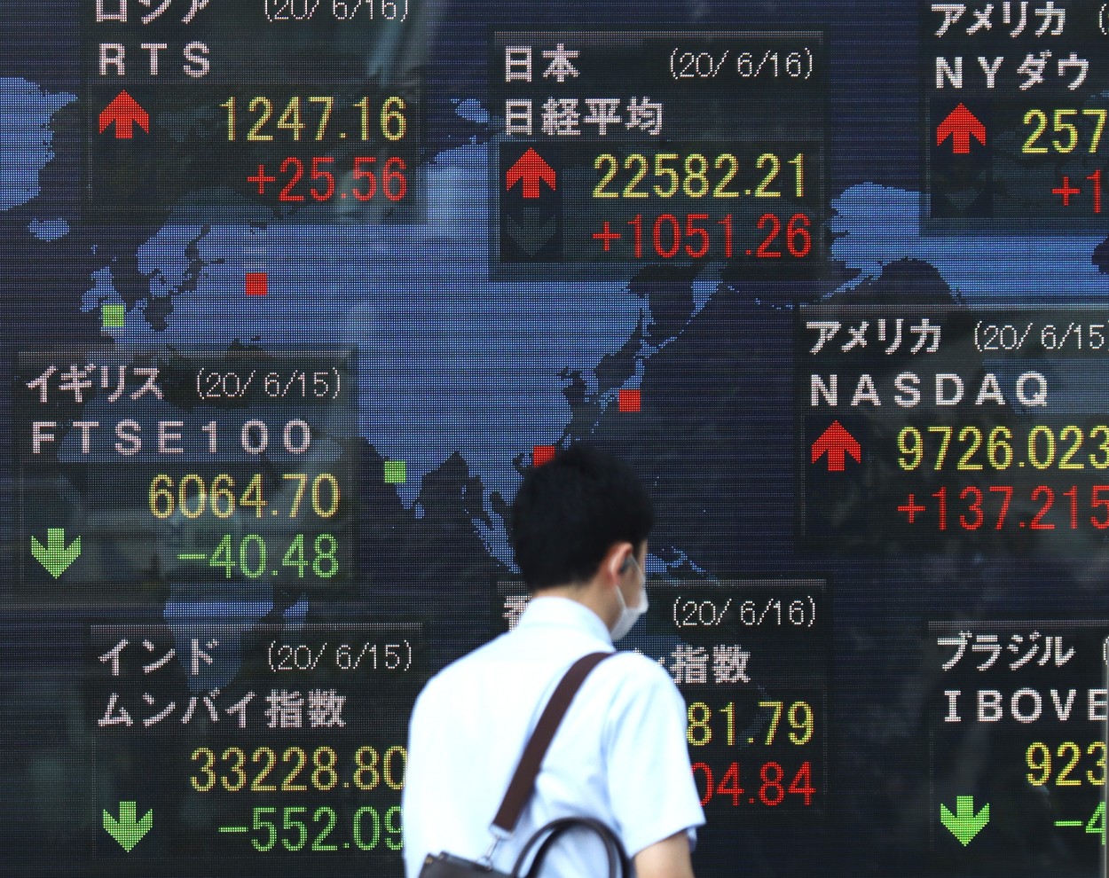 Bursele internaţionale scad după noile cazuri apărute în Beijing şi SUA