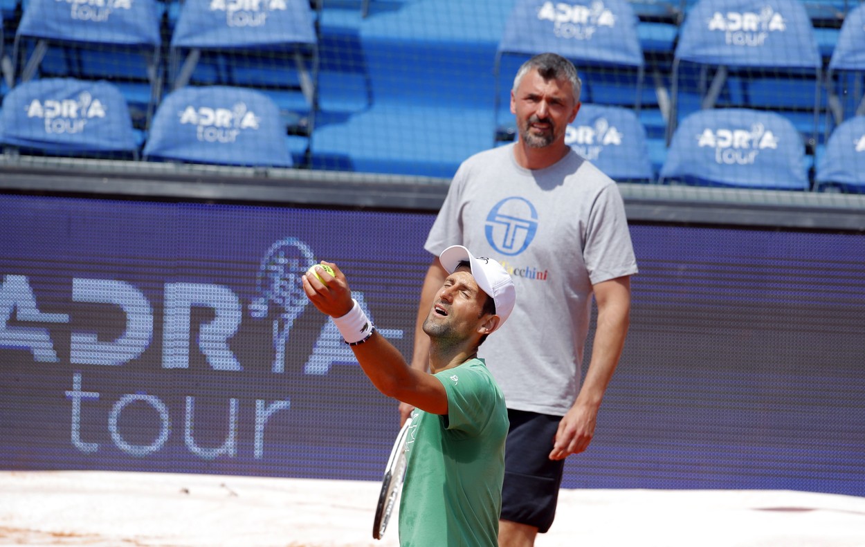 Cazurile de coronavirus continuă să apară după Adria Tour. Goran Ivanisevic, antrenorul lui Djokovic, este şi el infectat