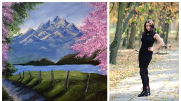 O adolescentă și-a vândut tablourile pictate în epidemie și a donat banii spitalelor. Ce sumă a strâns