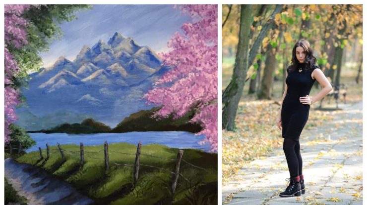 O adolescentă și-a vândut tablourile pictate în epidemie și a donat banii spitalelor. Ce sumă a strâns