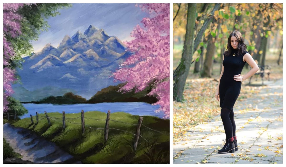 O adolescentă și-a vândut tablourile pictate în epidemie și a donat banii spitalelor. Ce sumă a strâns