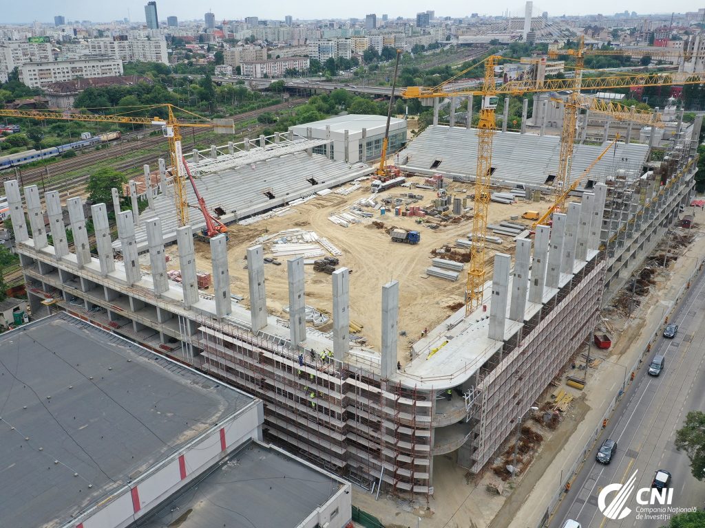 Noi imagini cu stadioanele Ghencea, Giuleşti şi Arcul de Triumf