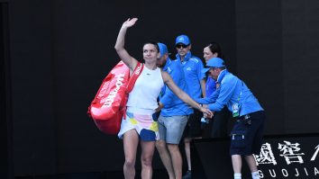 Simona Halep s-a întors pe teren, într-un meci disputat la Cluj-Napoca