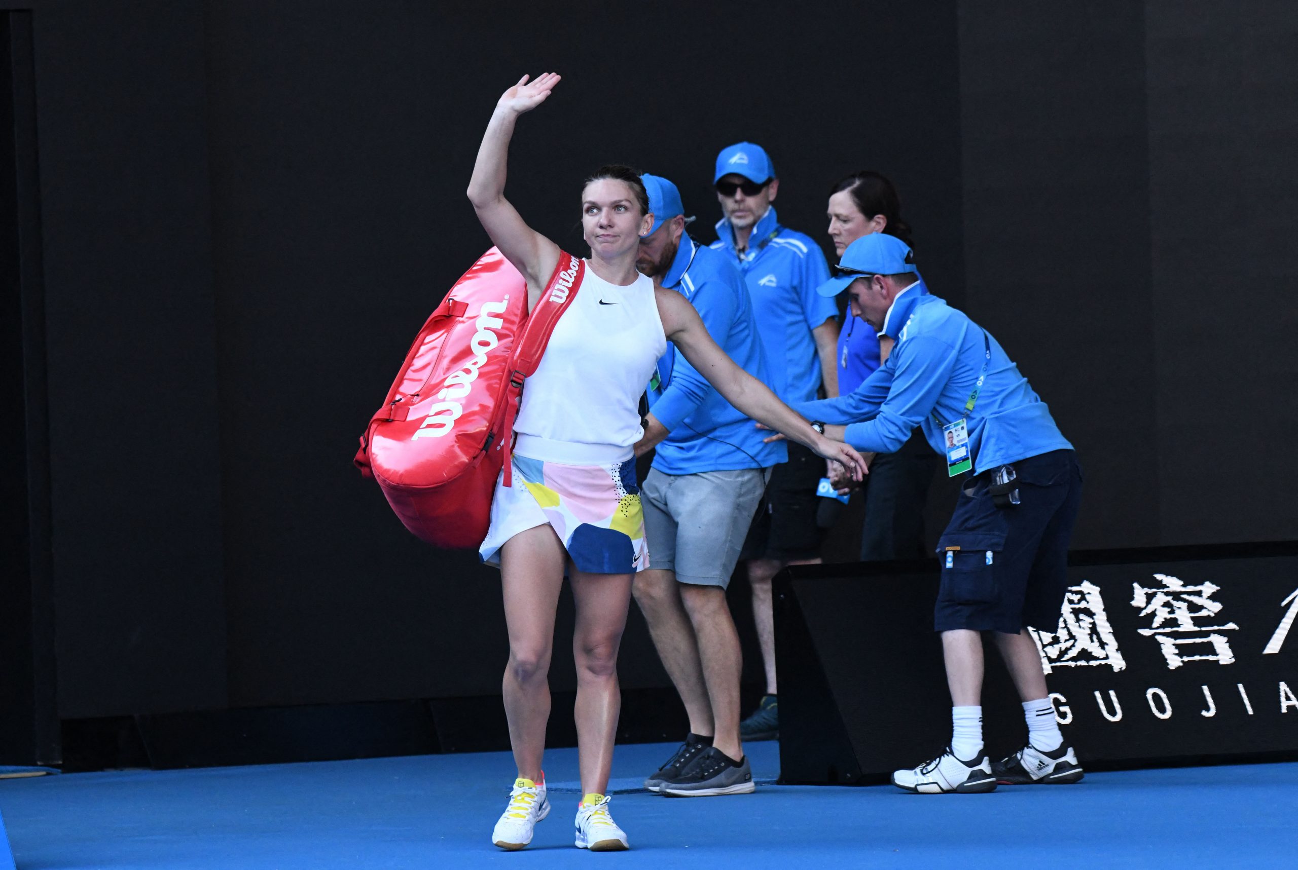 Simona Halep s-a întors pe teren, într-un meci disputat la Cluj-Napoca