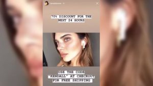 Kylie și Kendall Jenner au promovat pe Instagram produse Apple contrafăcute