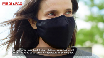 Masca reutilizabilă care se comportă ca o barieră chimică în fața coronavirusului. Cât costă și cine o produce