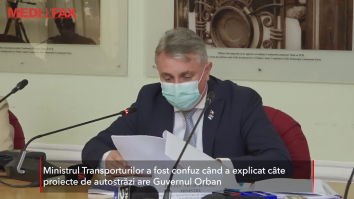 VIDEO Ministrul Transporturilor este confuz în privința planului pentru dezvoltarea infrastructurii. Nu știe câte proiecte vor fi