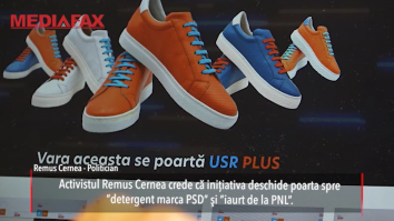 Poți să îți cumperi pantofi în culorile USR-PLUS. Ești gata să achiziționezi „detergent PSD“ şi „iaurt PNL“?