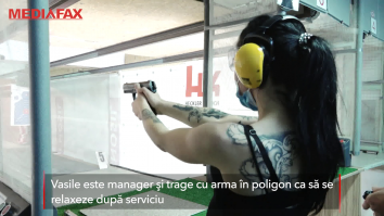 Trasul cu arma în poligon, relaxare după serviciu. Cât costă o sesiune