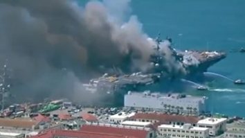 Incendiu la bordul unei nave militare americane: 21 de persoane au fost rănite