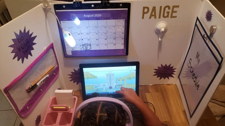 Inspirație pentru părinți. Uite cum a amenajat o mamă spațiul perfect pentru homeschooling