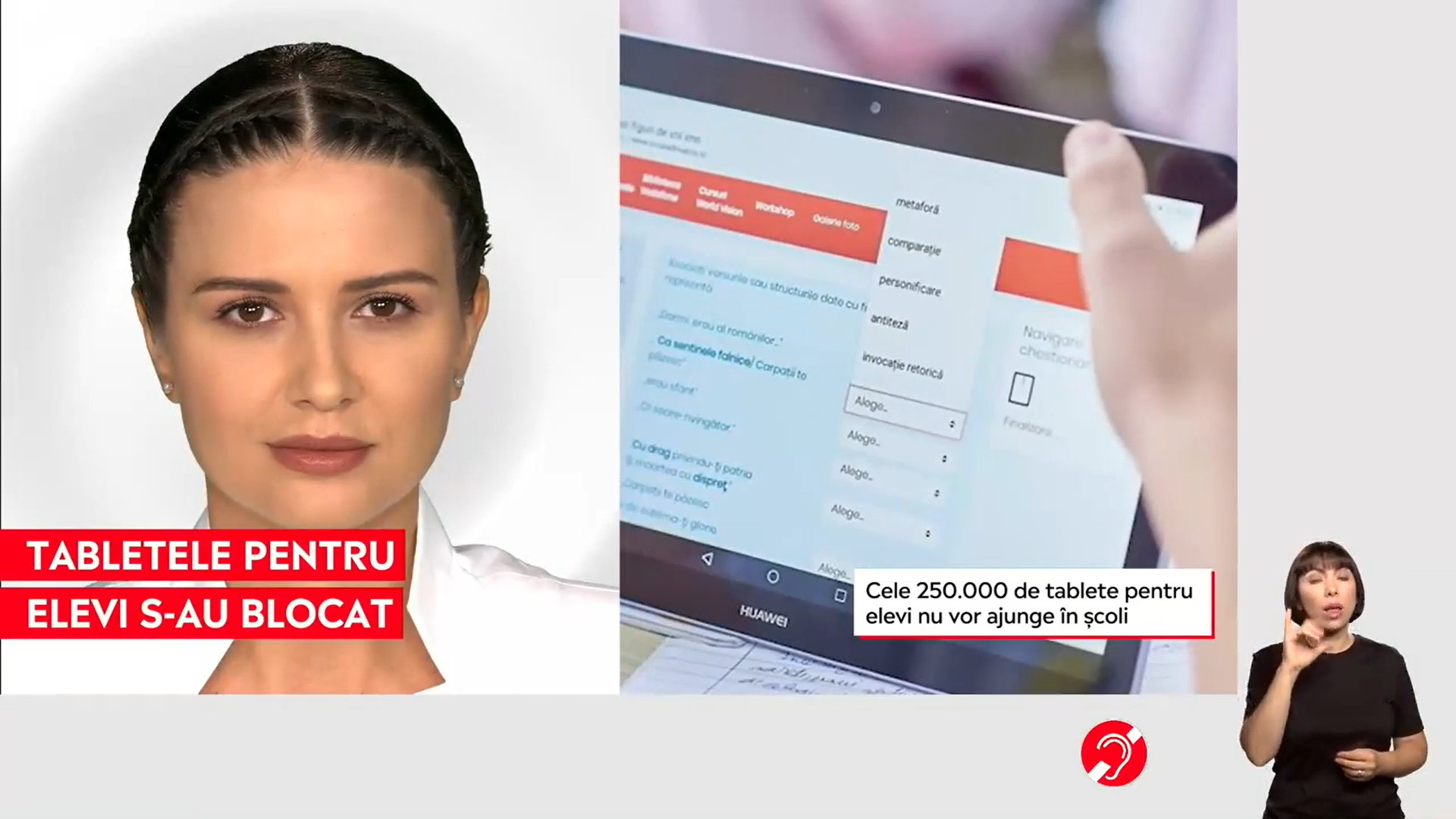 S-au promis 250 de mii de tablete pentru elevi, dar nu ajung la timp