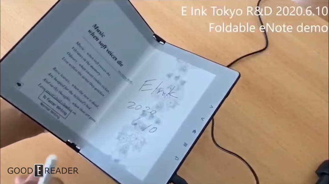 Dacă ești pasionat de citit și de tehnologie, uite un e-Book reader pliabil