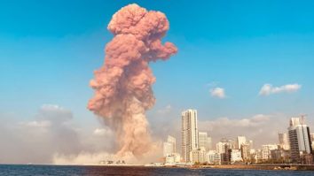 Uite cum a fost surprins de o cameră slow-motion momentul exploziei din Beirut