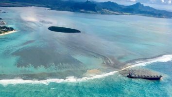 Stare de urgență ecologică în Mauritius. Imaginile care îți arată amploarea unei scurgeri de petrol