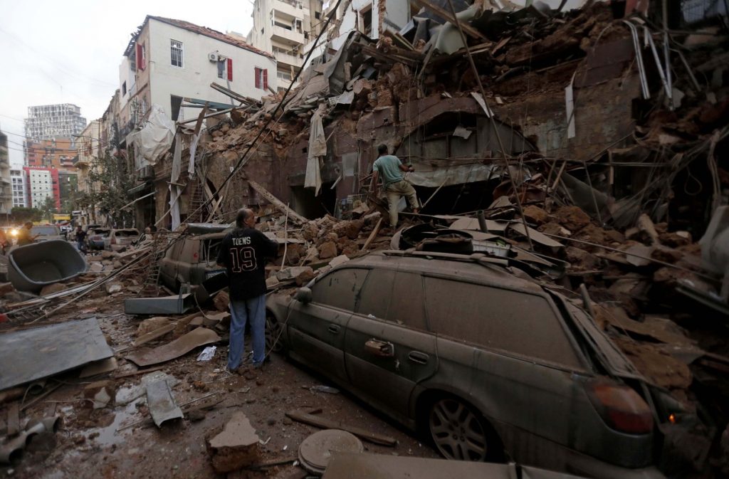 Urmările exploziei din Beirut: 300.000 de oameni au rămas fără locuințe