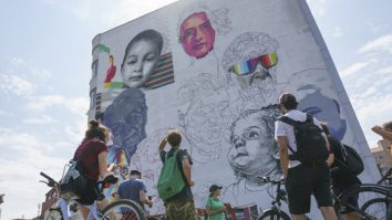 Cel mai mare mural din România a fost pictat la Sibiu: peste 500 de metri pătrați de culoare