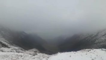 FOTO. Imagini de poveste în Munții Făgăraș. Stratul de zăpadă măsoară 2-3 centimetri