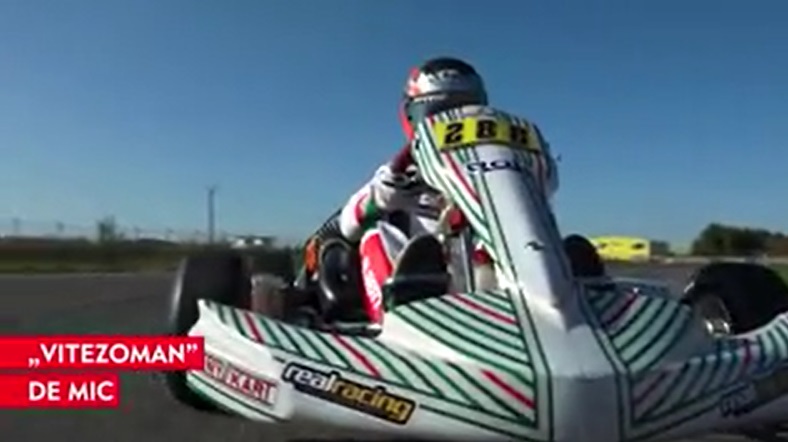 Albert Sandu, un puști de 10 ani, comparat cu nume grele din Formula 1