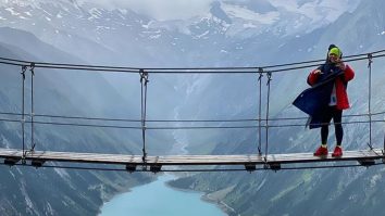 Dragoste la înălțime: Delia sărbătorește 8 ani de căsnicie pe crestele munților din Austria