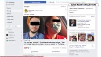 Mesajul postat pe Facebook de un tată: „Fiica mea a scris pe tablă acest mesaj. Sunt mândru”