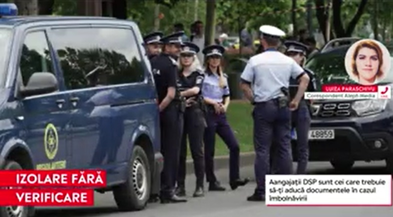 Este ilegal ca polițiștii să meargă la fiecare bolnav sau suspect de COVID-19