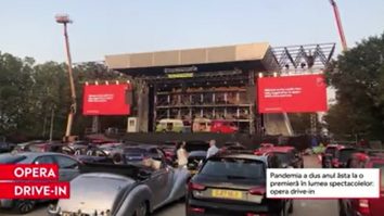 „Boema” lui Puccini, pe timp de pandemie. Primul spectacol de operă live drive-in din Europa