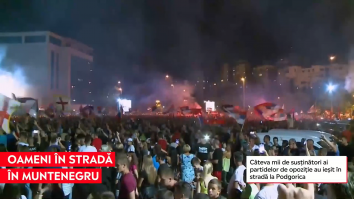 Mii de oameni în stradă, în Muntenegru: „Am experimentat libertatea după 32 de ani”