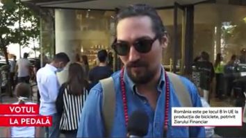 Alexandru Manda, co-fondatorul Atelierelor Pegas, a votat pentru rute mai bune pentru biciclete