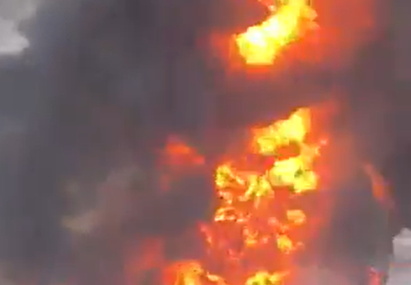 Un nou incendiu a izbucnit în portul din Beirut. VIDEO