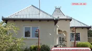 Alegeri organizate într-o atmosferă macabră. O secție de vot din Iași e amenajată în cimitir