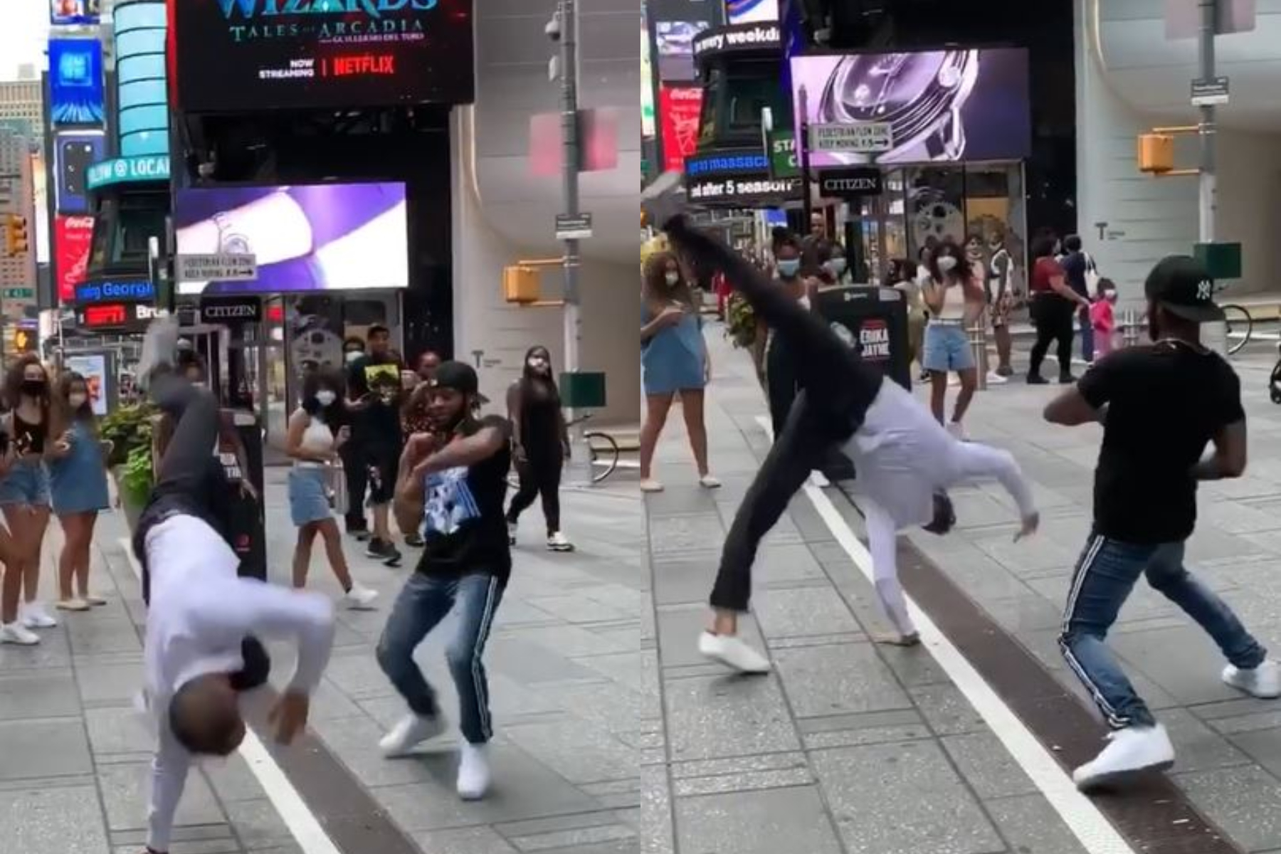 Cascadoriile actorului Chadwick Boseman din Black Panther au inspirat un dans de stradă