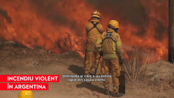 Incendiu uriaș în provincia Córdoba din Argentina. Oamenii au fost evacuați