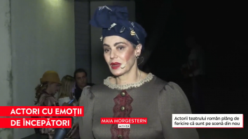 Viața după pandemie. Actorii români au plâns de fericire la reîntoarcerea pe scenă