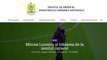 MApN are trust de presă, dar scrie despre Mircea Lucescu și meciurile de rugby. Cheltuielile depășesc 1 milion de euro anual
