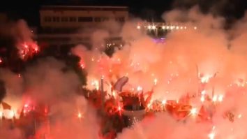 Miting de susținere pentru președinte în Muntenegru